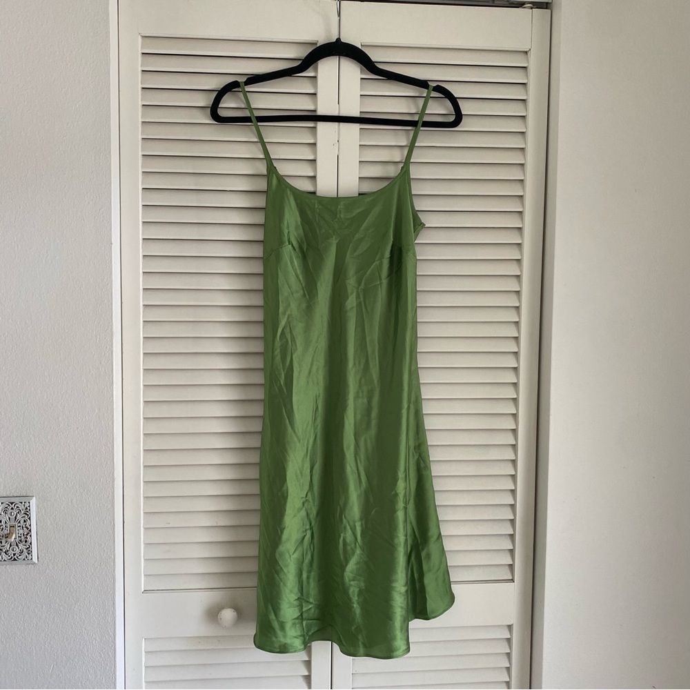 Elegant Green Slip Dress sz. XS